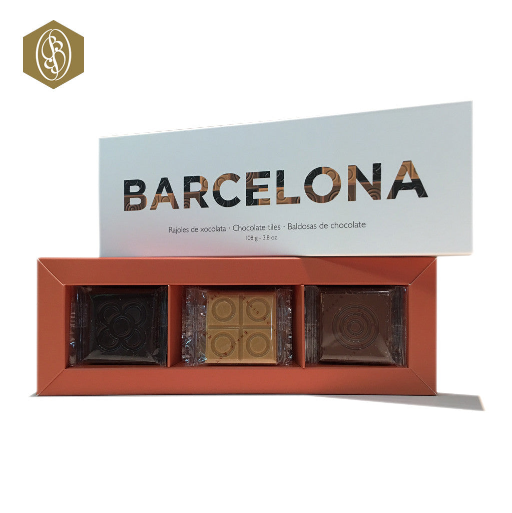 Barcelona Chocolate Tiles - 4 Cajas