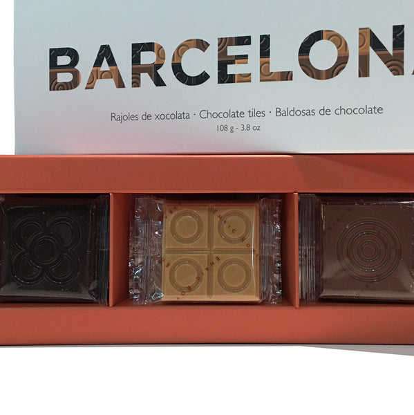 Rajoles de xocolata de Barcelona - 4 caixes